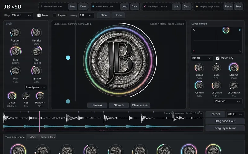 JB vSD plugin interface